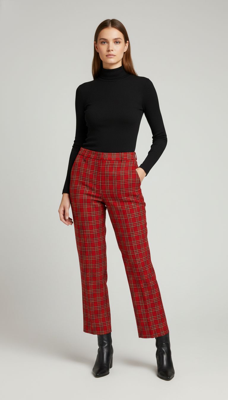 Calça Social Xadrez