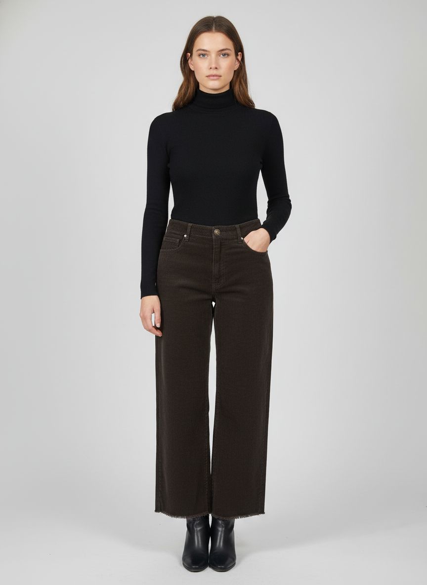 Calça Pantacourt Veludo