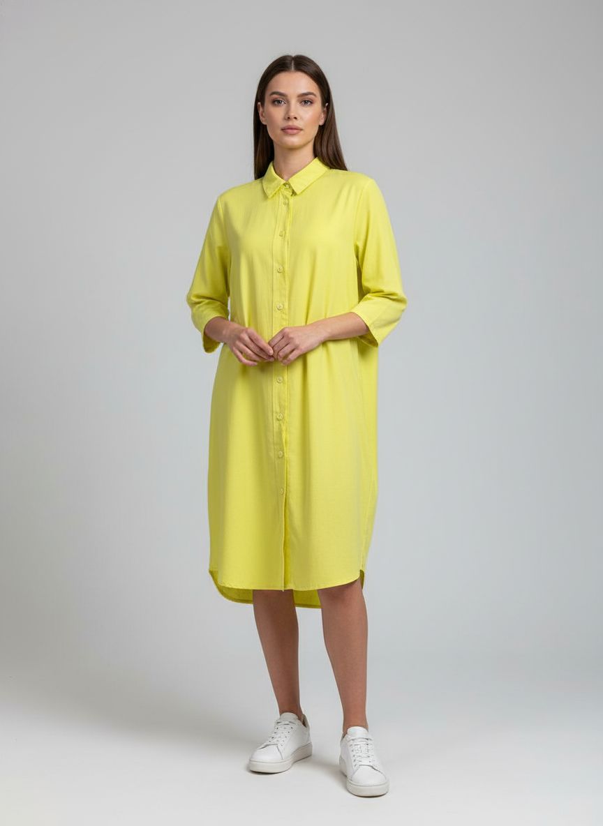 Camisa Alongada Manga Curta