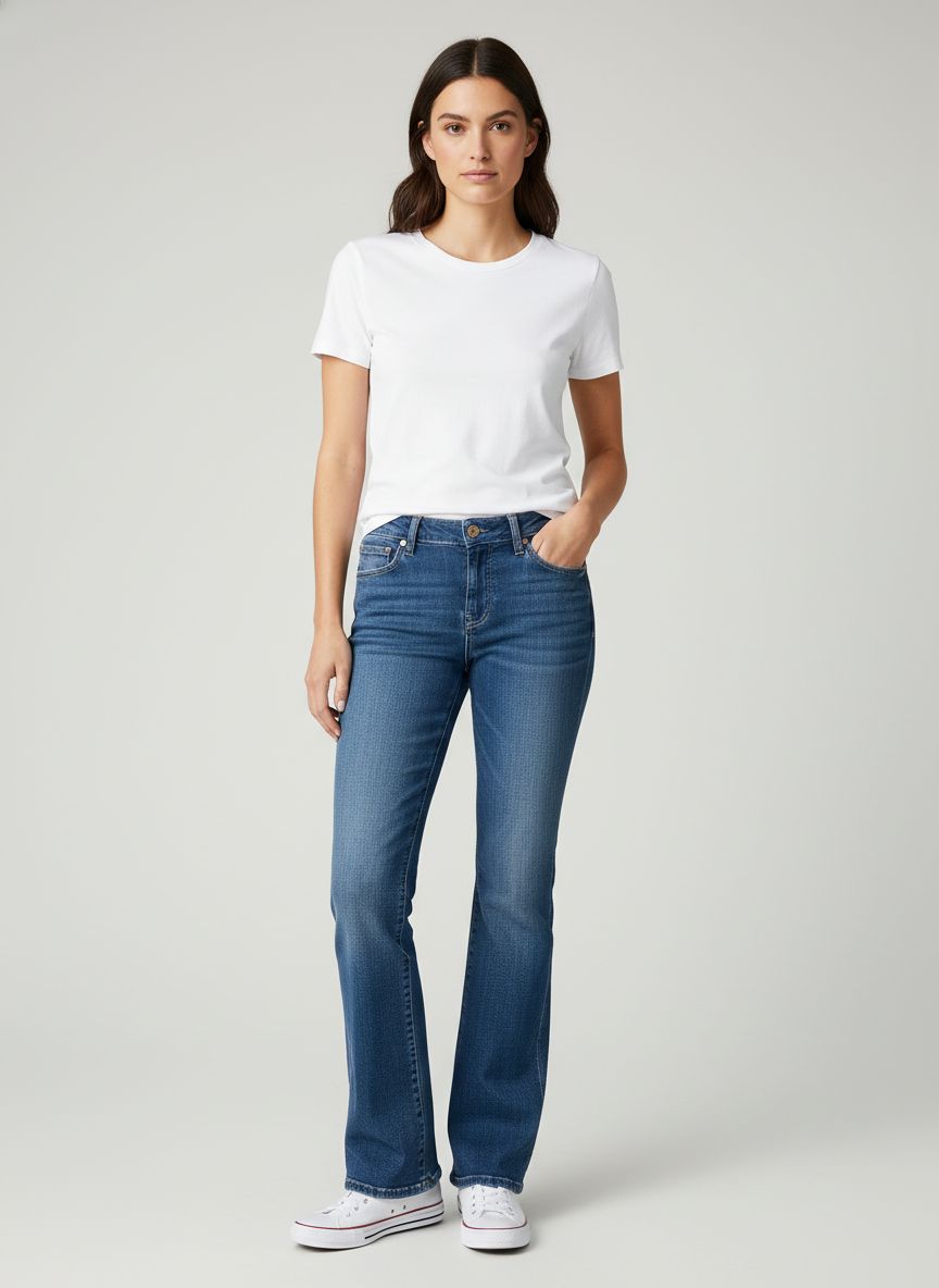 Calça Jeans Reta