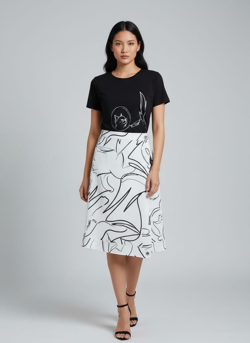 Conjunto Saia + Tshirt