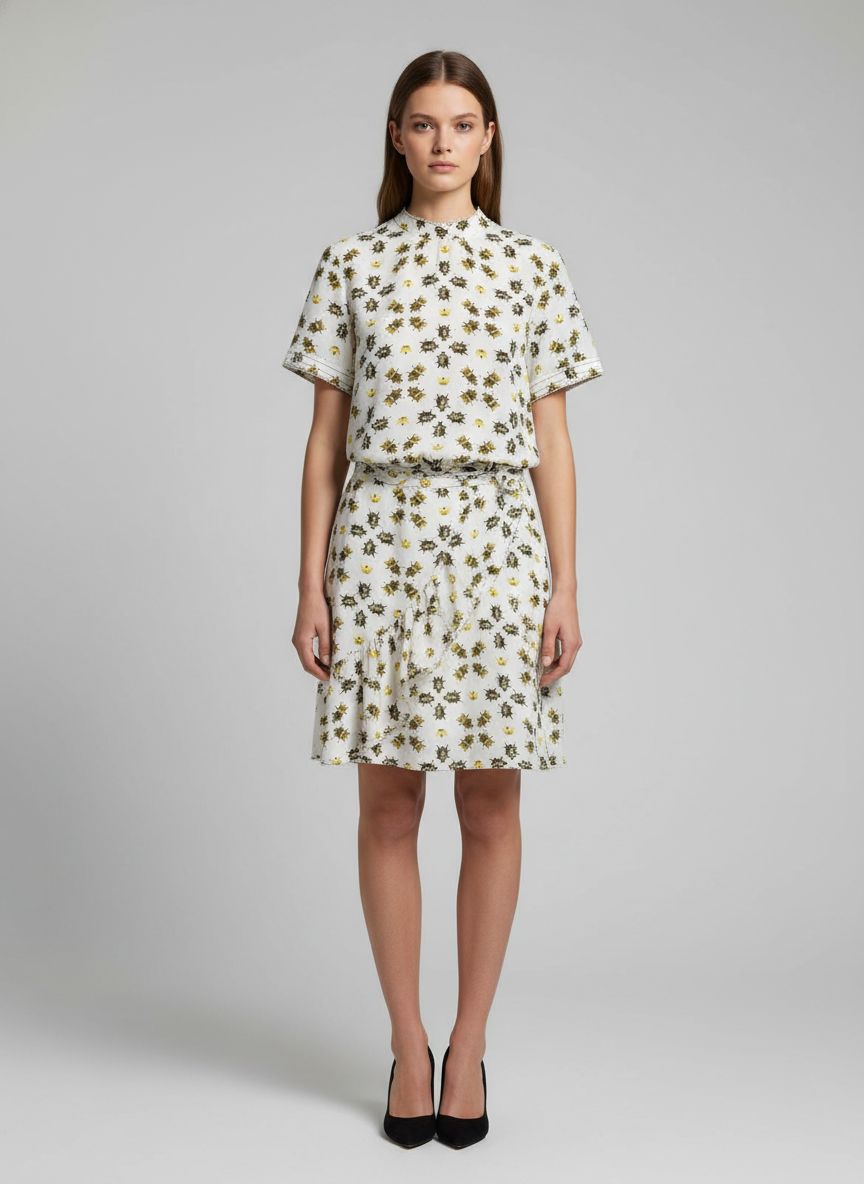 Conjunto Saia + Blusa Seda