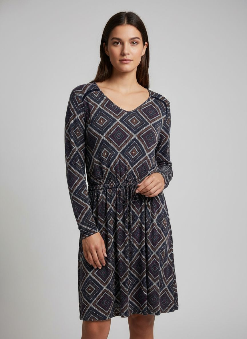 Vestido Curto Manga Longa