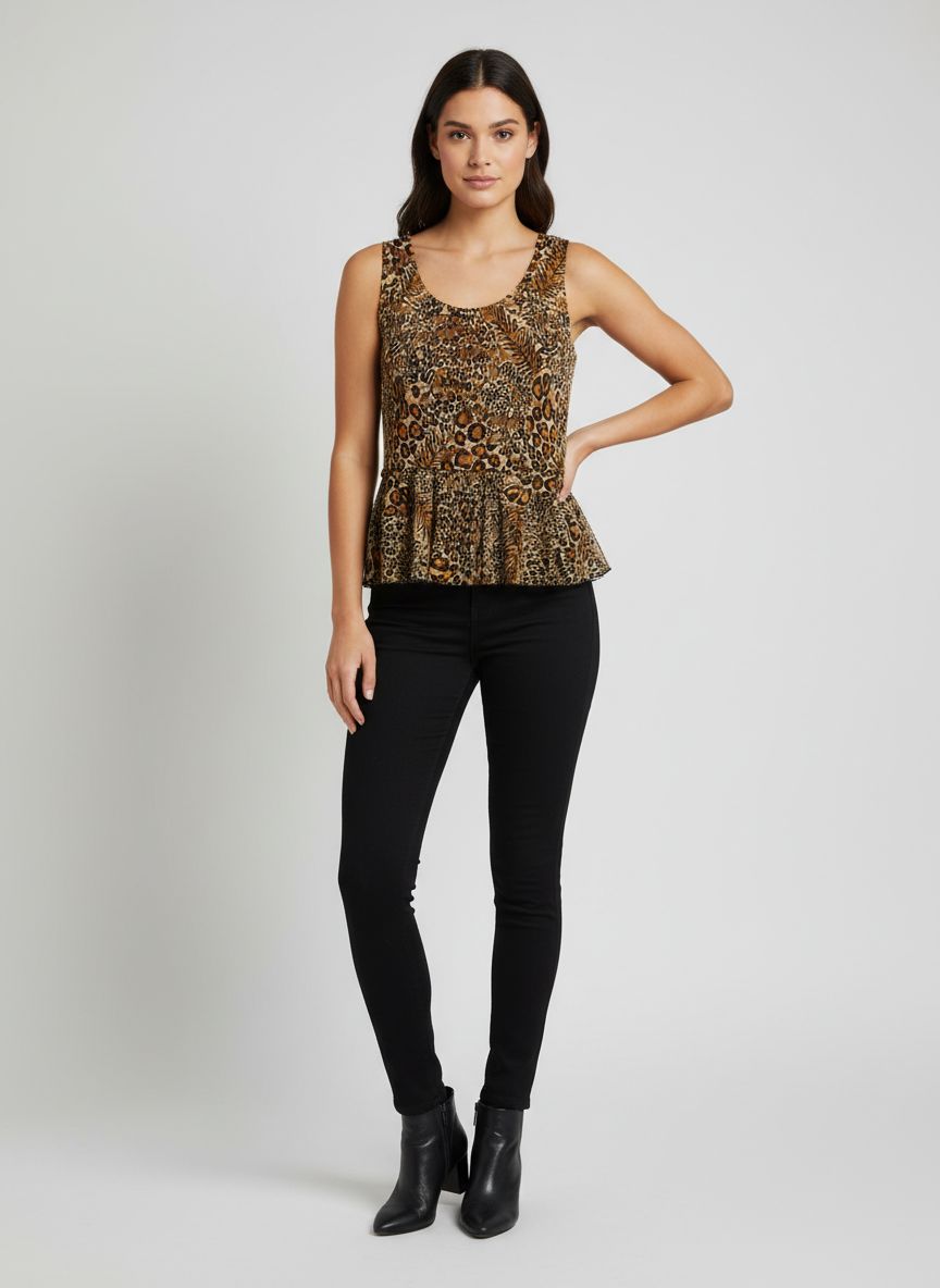 Regata Transparencia Animal Print