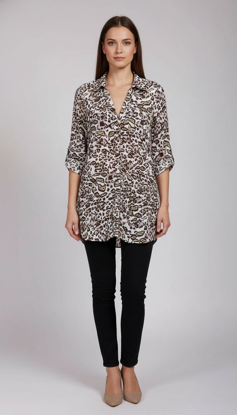 Camisa Animal Print