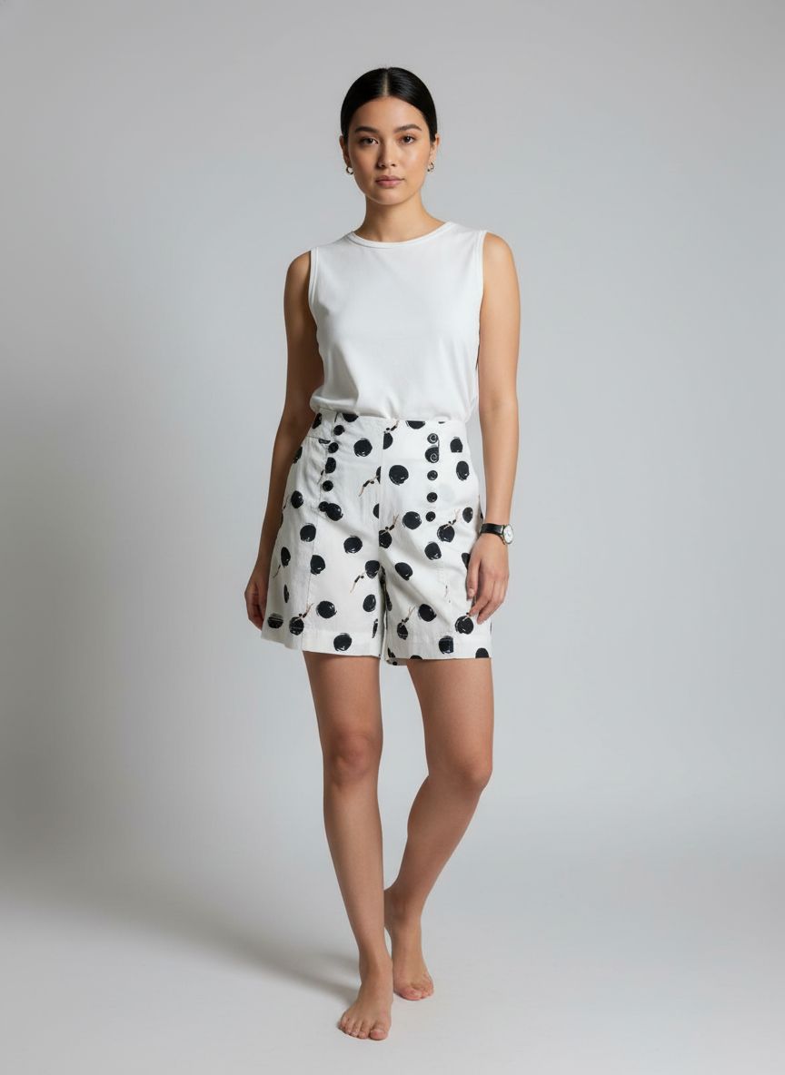 Shorts Detalhe Botões