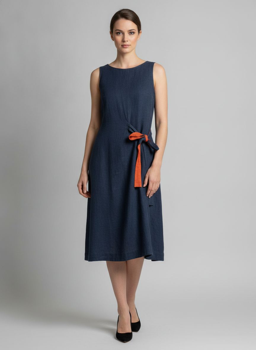 Vestido Midi Linho