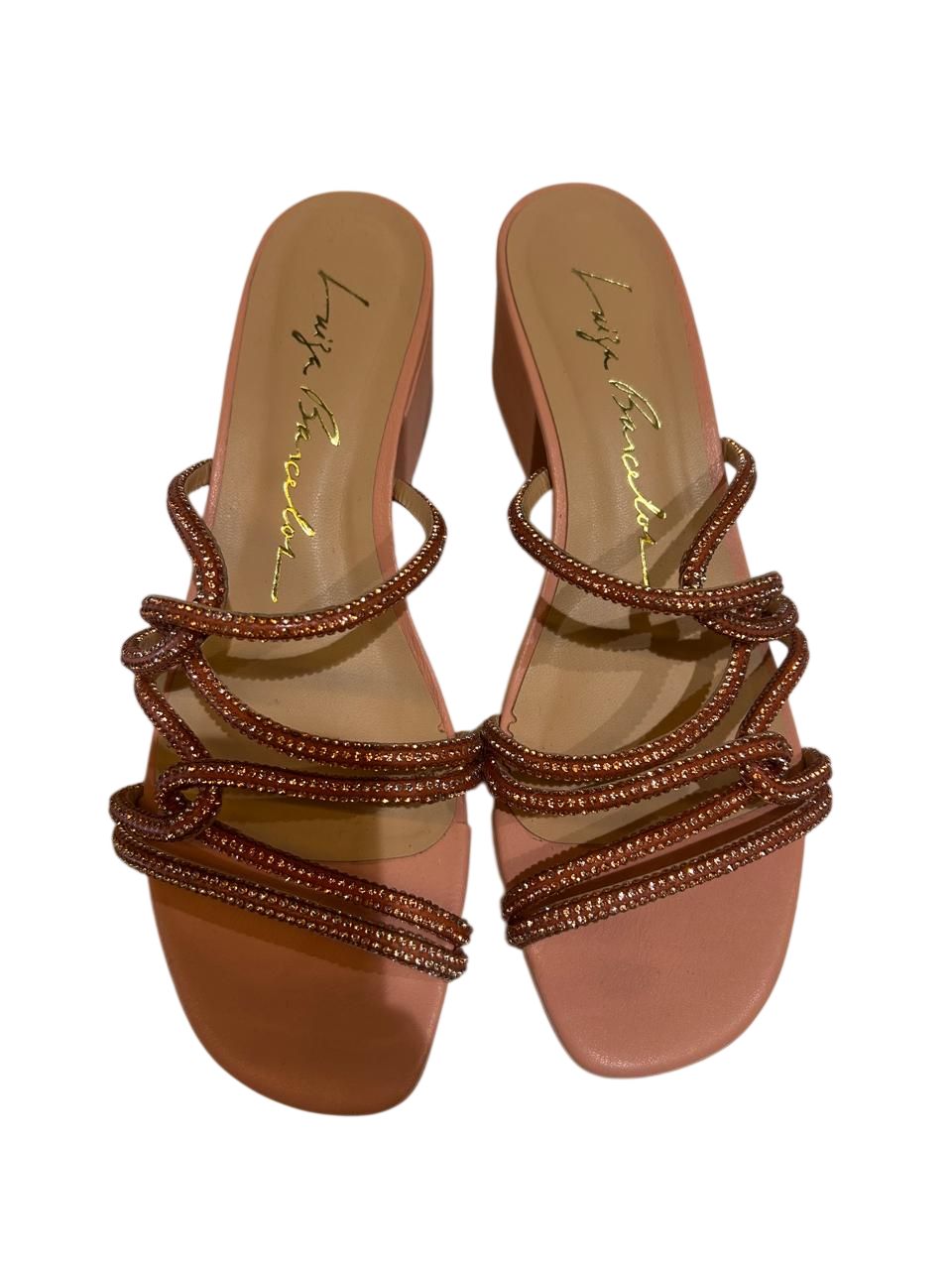 Sandália Salto Bloco