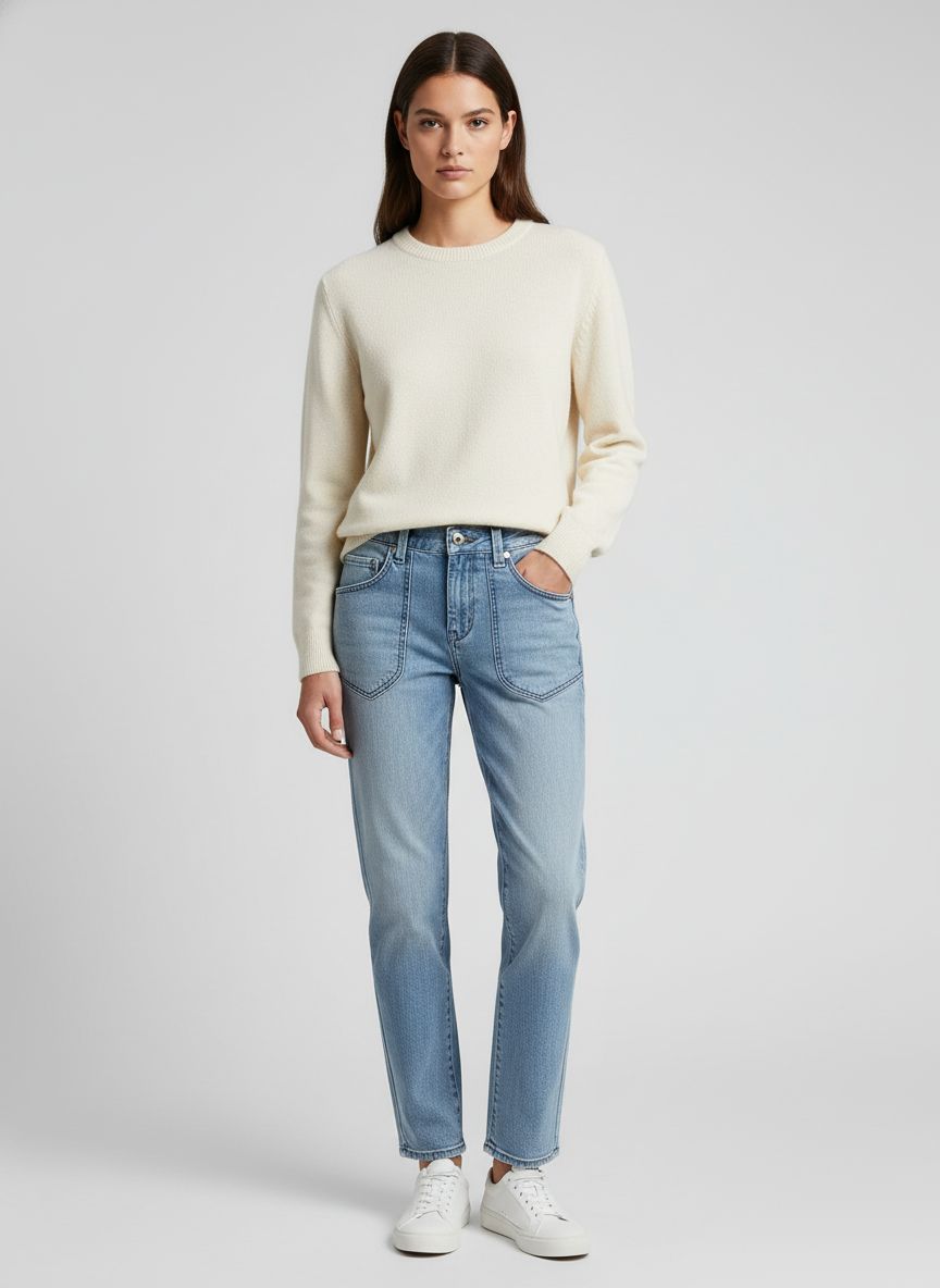 Calça Jeans Wide Leg