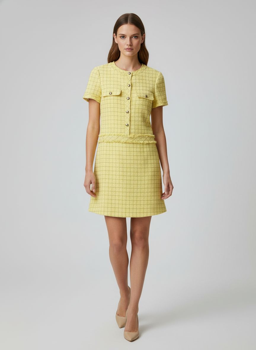 Vestido Tweed