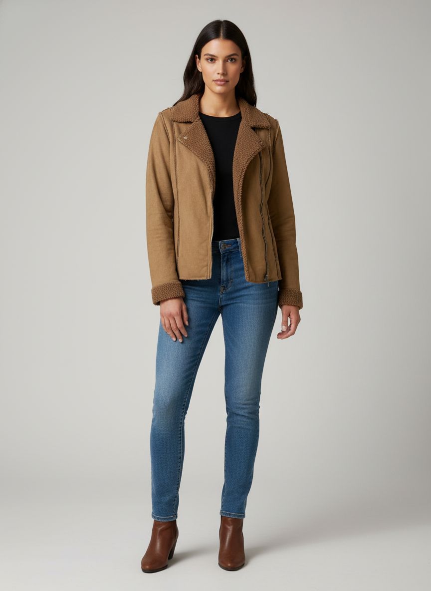 Jaqueta Forrada Suede