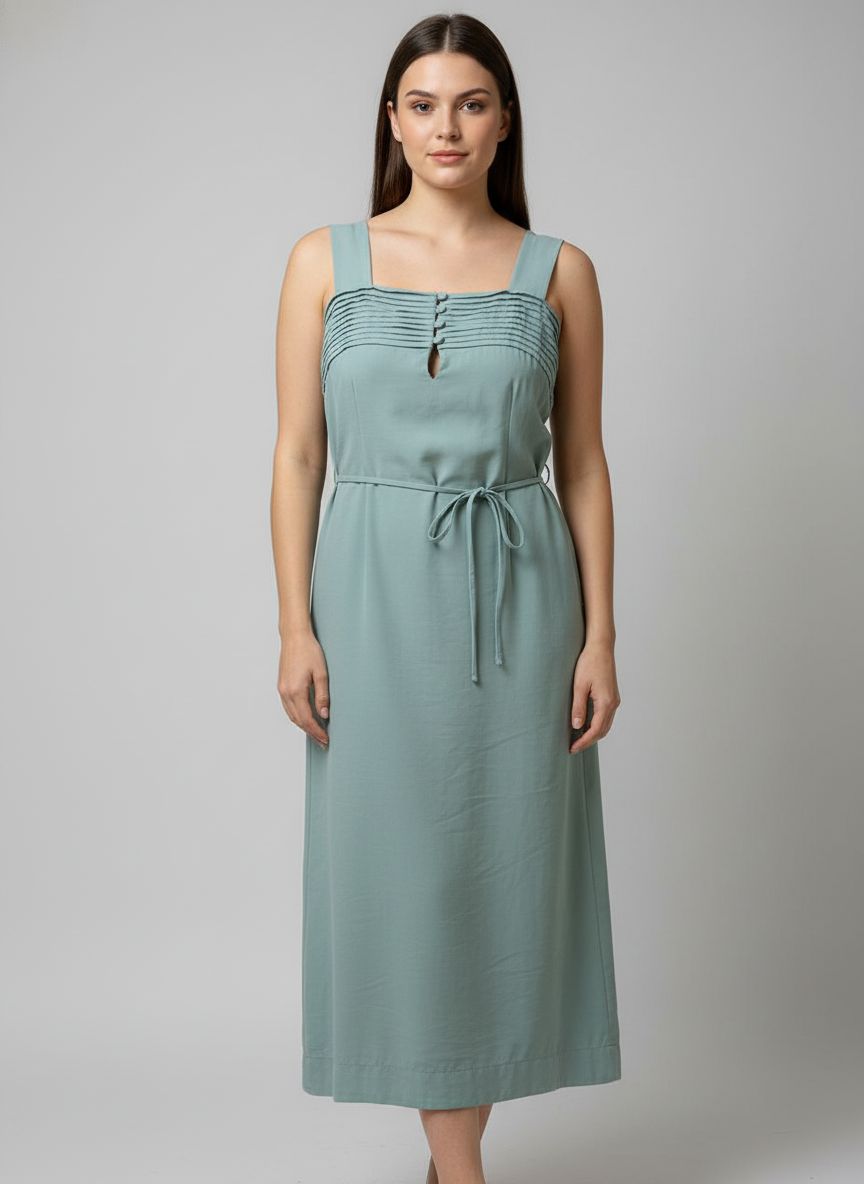 Vestido Longo Drapreado