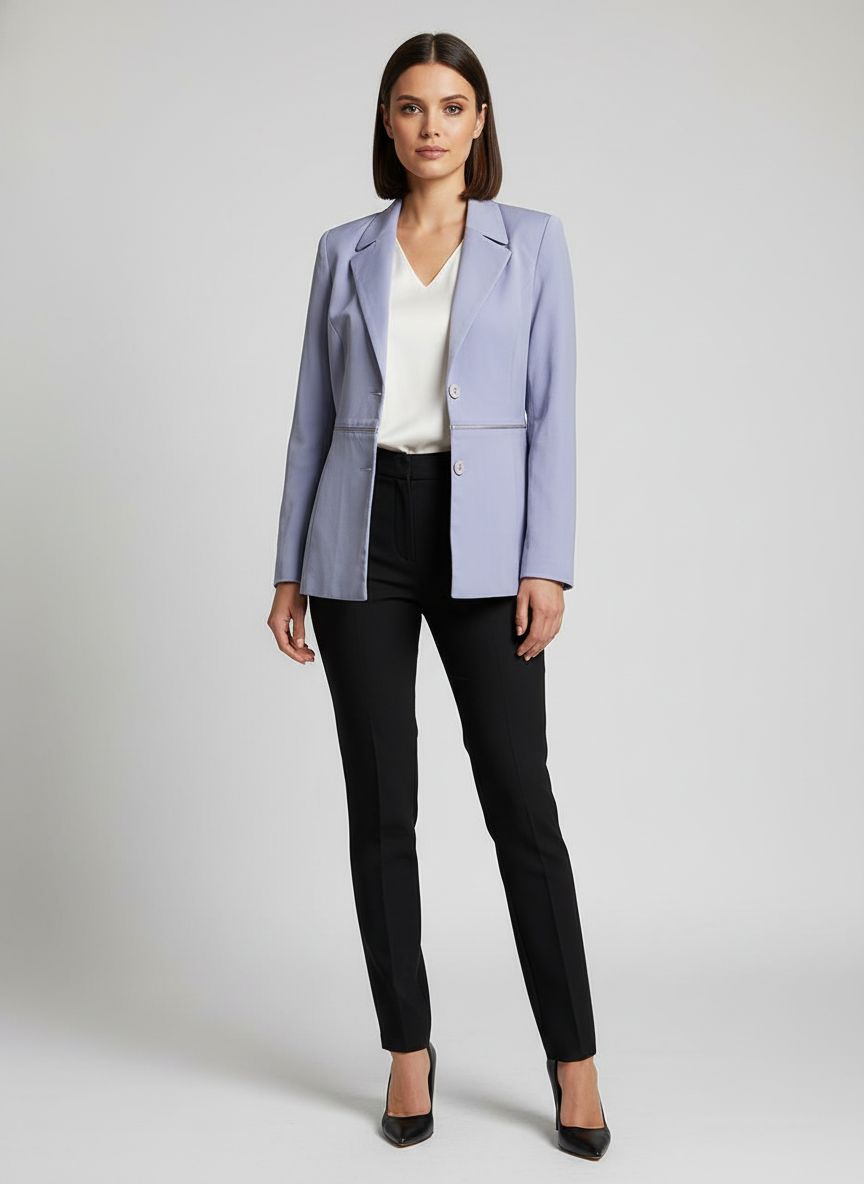 Blazer Lavanda Ziper