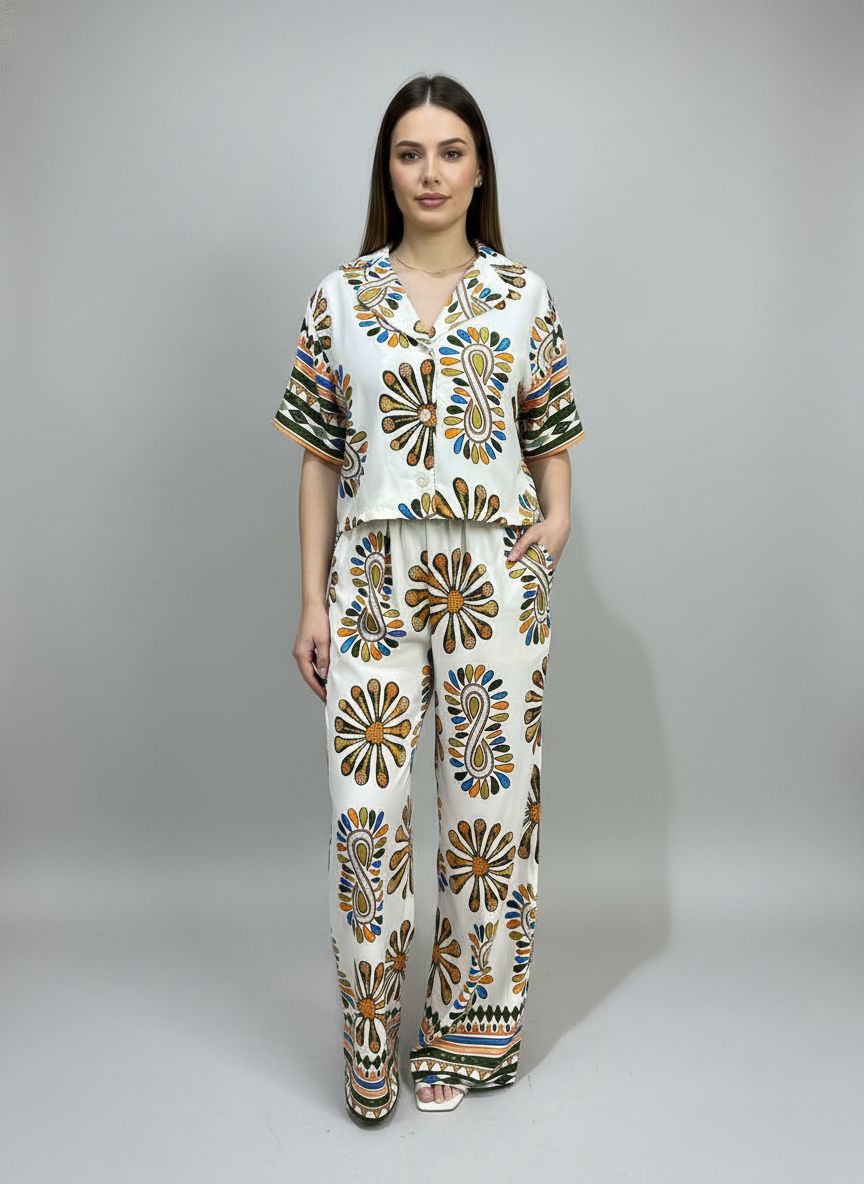 Conjunto Camisa + Calça Pantalona