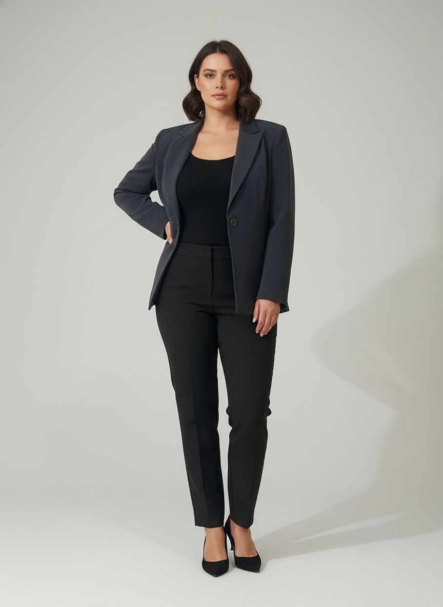 Blazer Basico Grafite