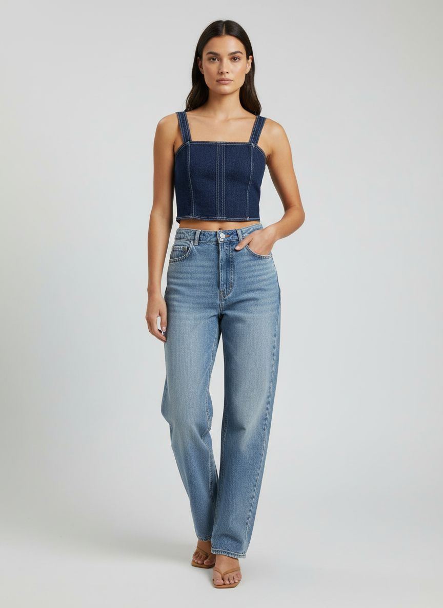 Cropped Jeans