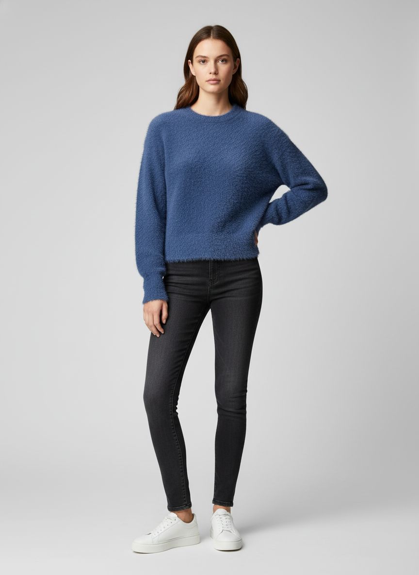 Blusa Manga Longa Pelúcia