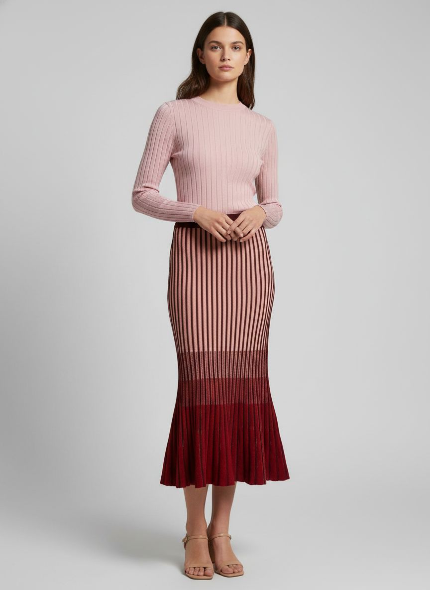 Saia Midi Tricot