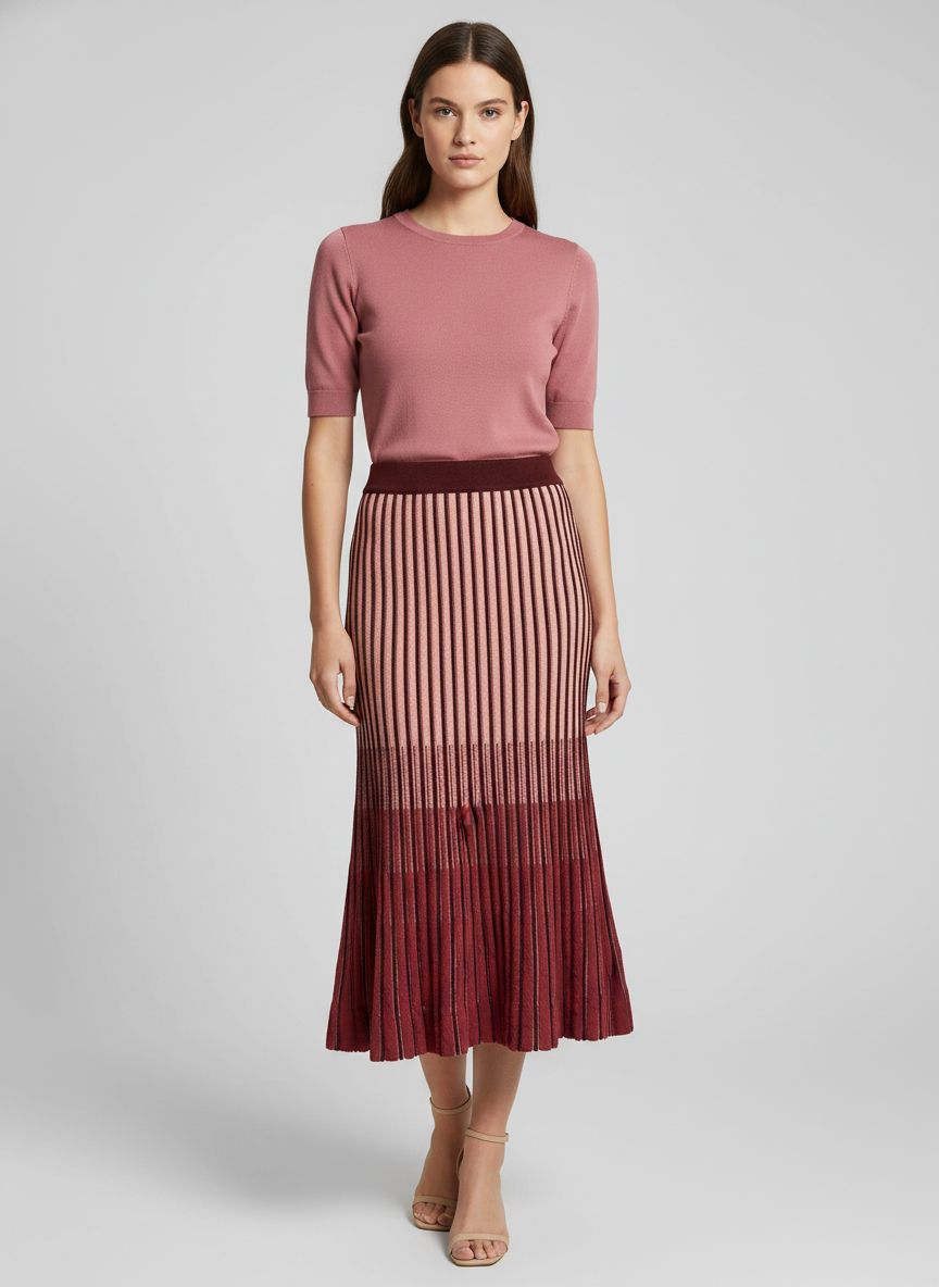 Saia Midi Tricot
