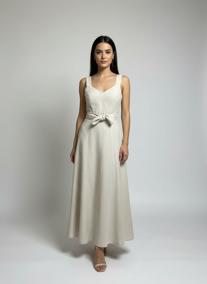 Vestido Midi Linho
