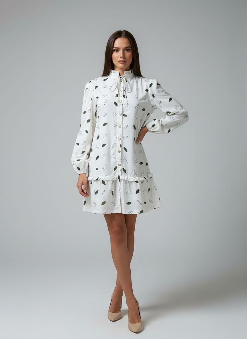 Vestido Manga Longa
