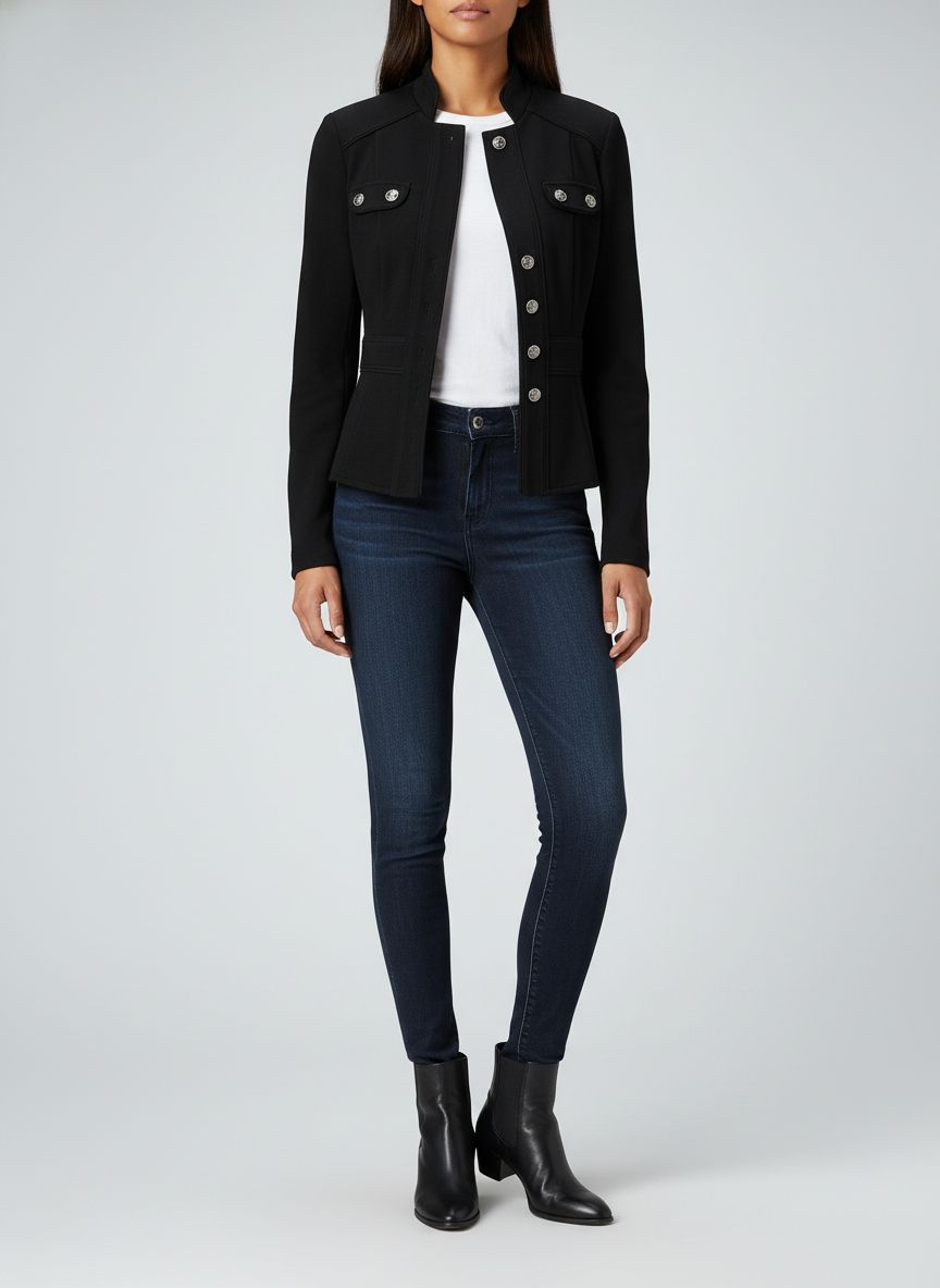 Blazer Básico Elastano