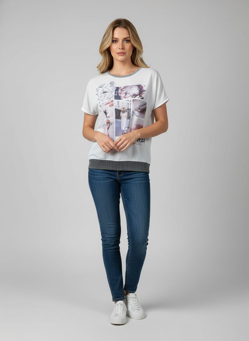 Blusa Manga Curta