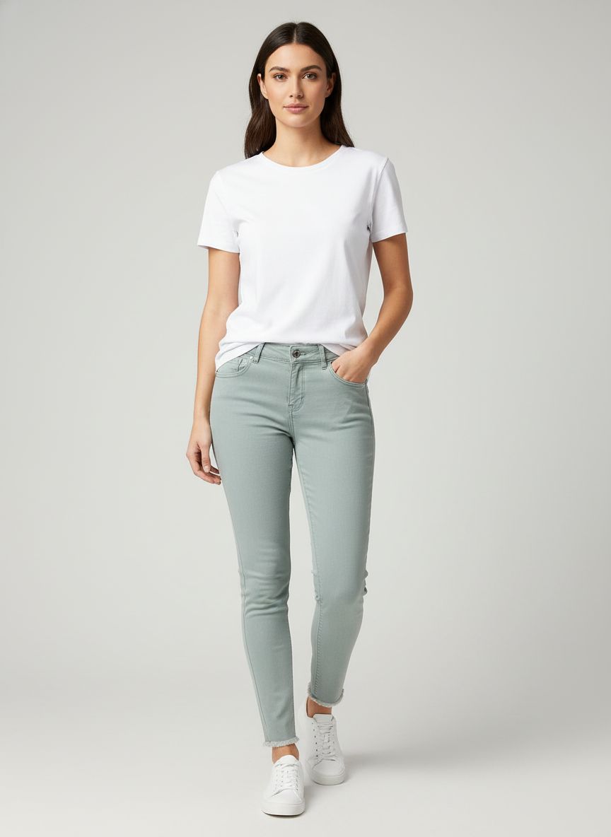 Calça Jeans Reta