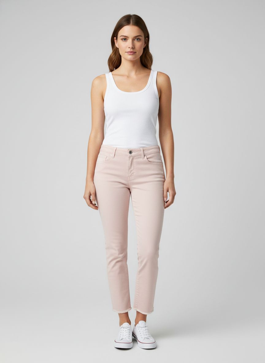 Calça Jeans Reta