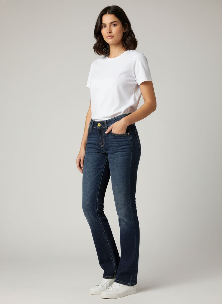 Calça Jeans Cintura Baixa