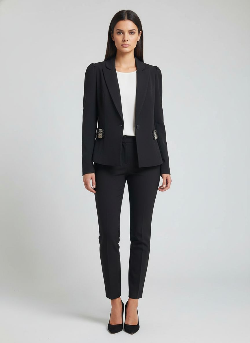 Blazer Cinto Dourado