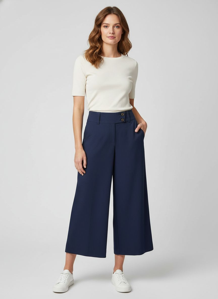 Calça Pantacourt Alfaiataria