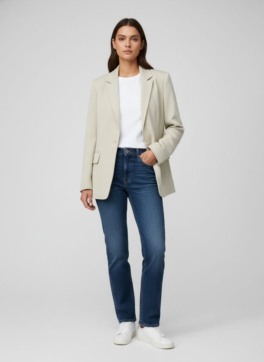 Blazer Alongado Alfaiataria