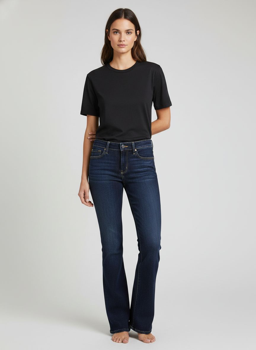 Calça Jeans Flare