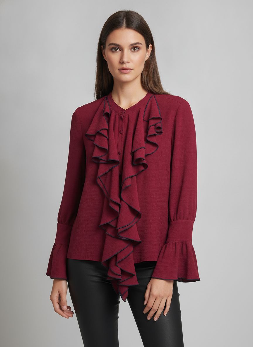 Camisa Babados