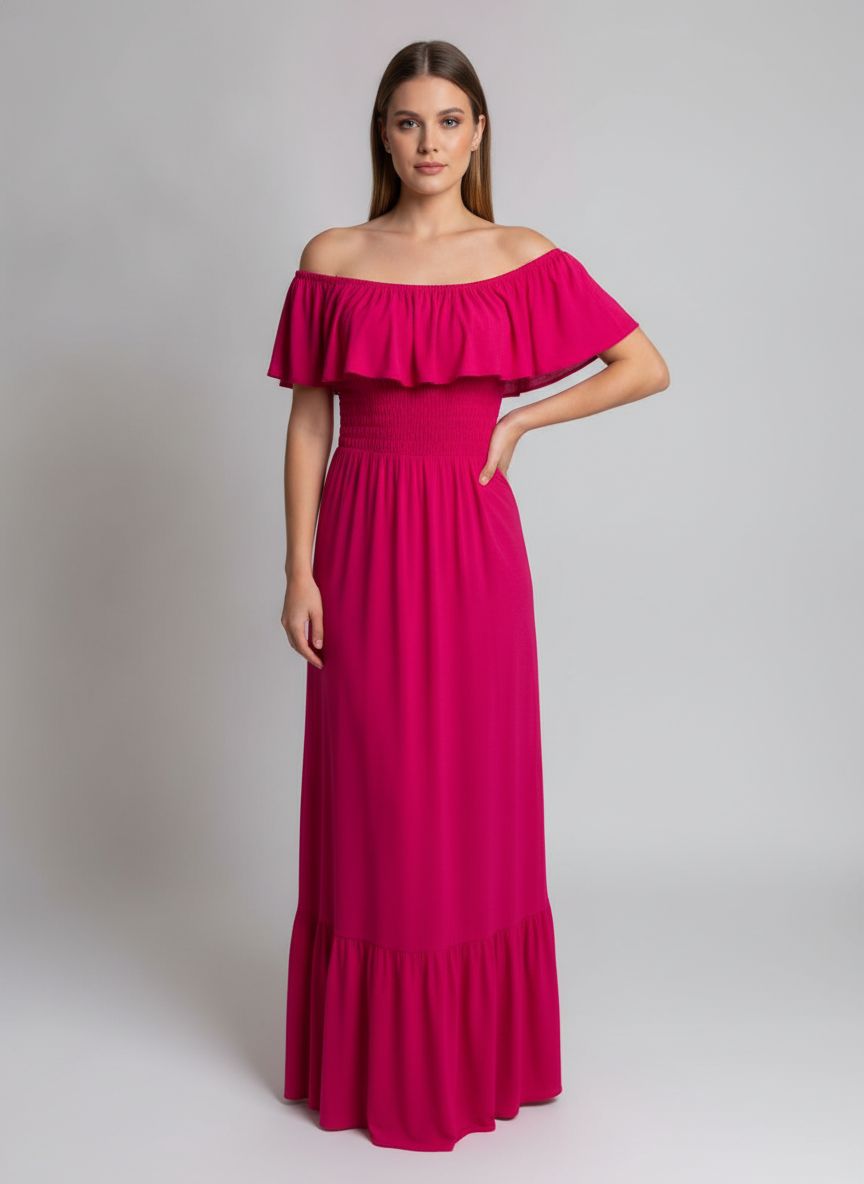 Vestido Longo Ciganinha