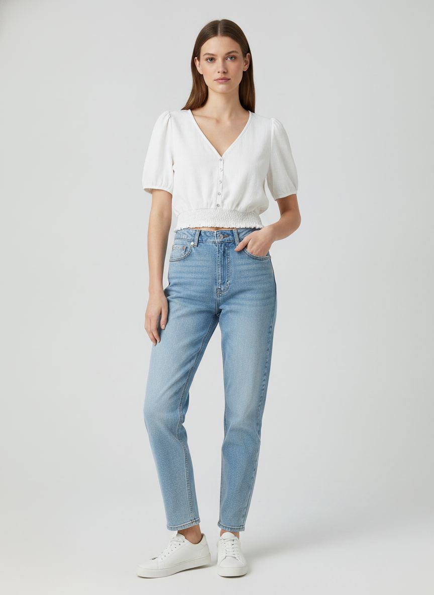 Cropped Detalhe Lastex