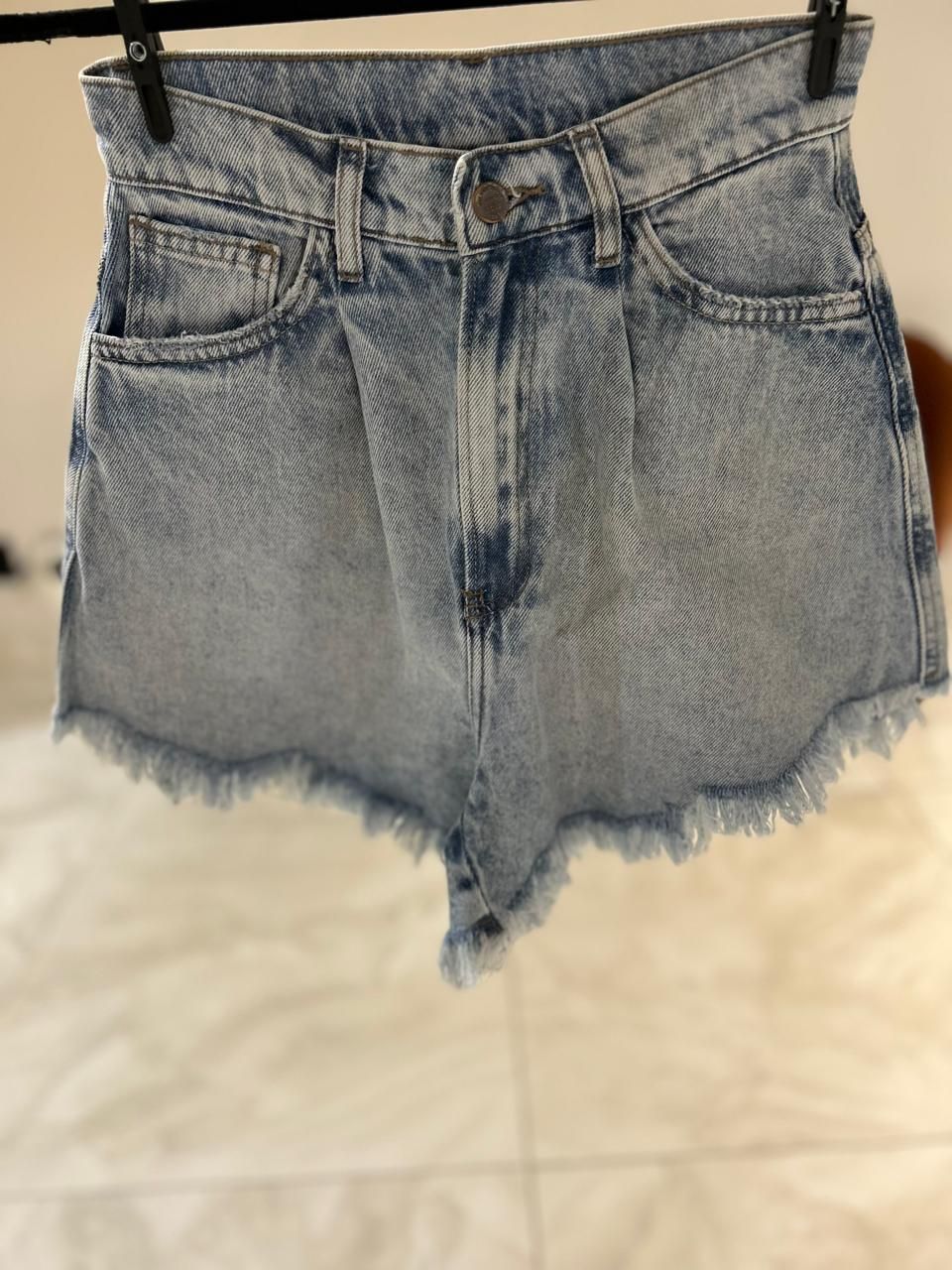 Shorts Jeans Cintura Alta