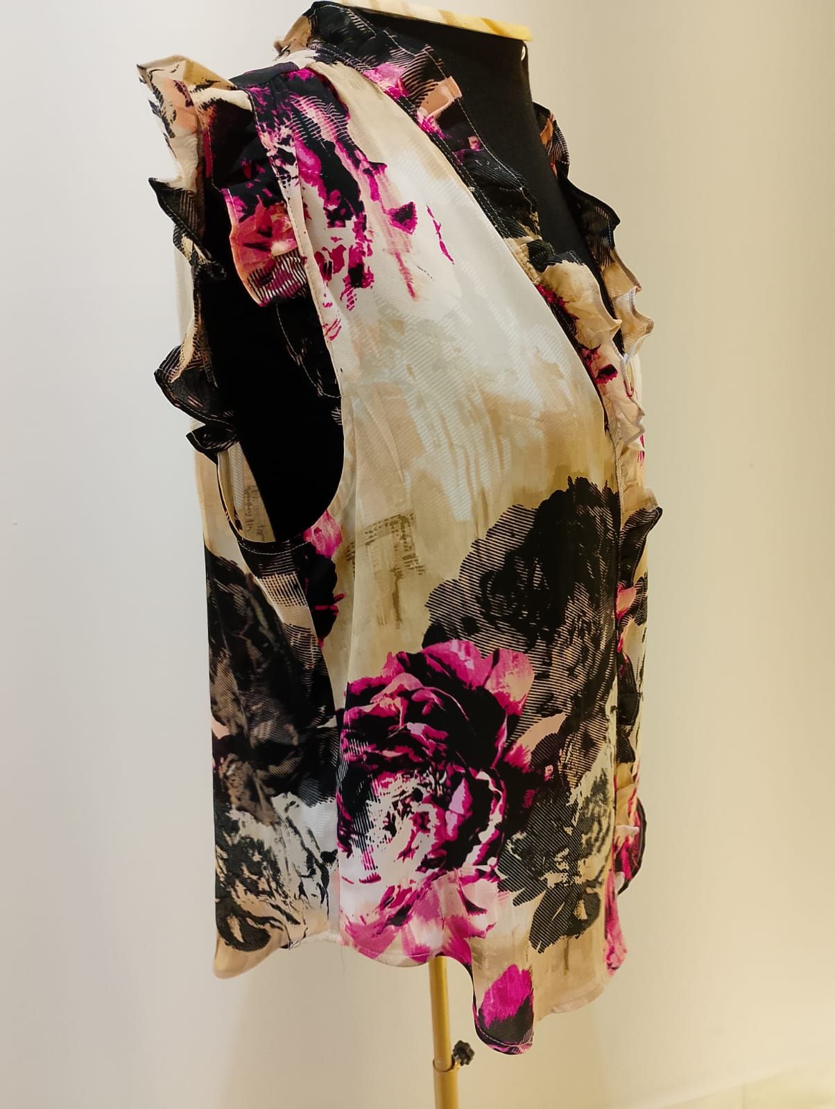 Blusa Sem Manga Estampa