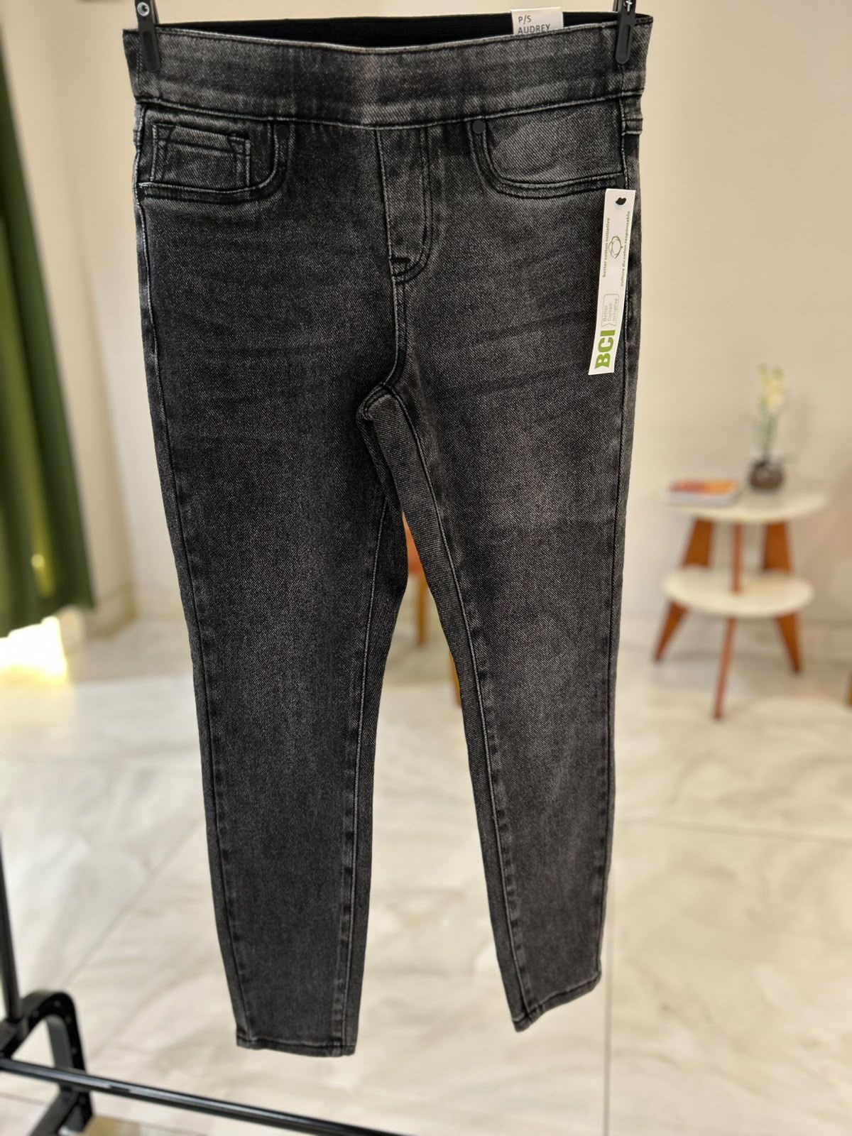 Calça Legging Imita Jeans