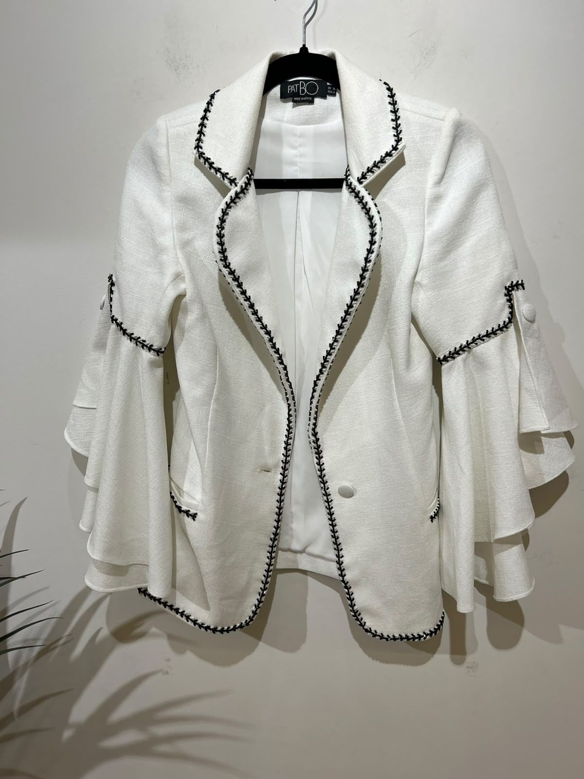 Blazer Bordado Babados