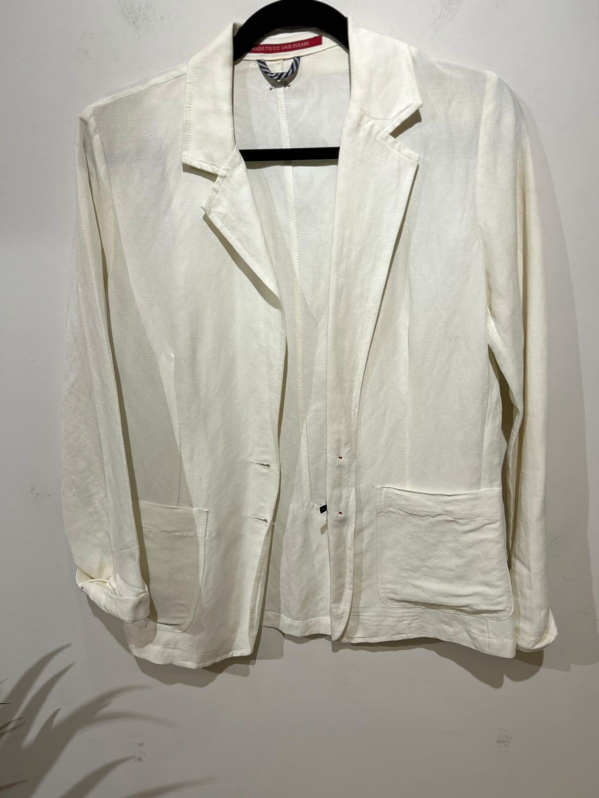 Camisa Tipo Blazer Linho