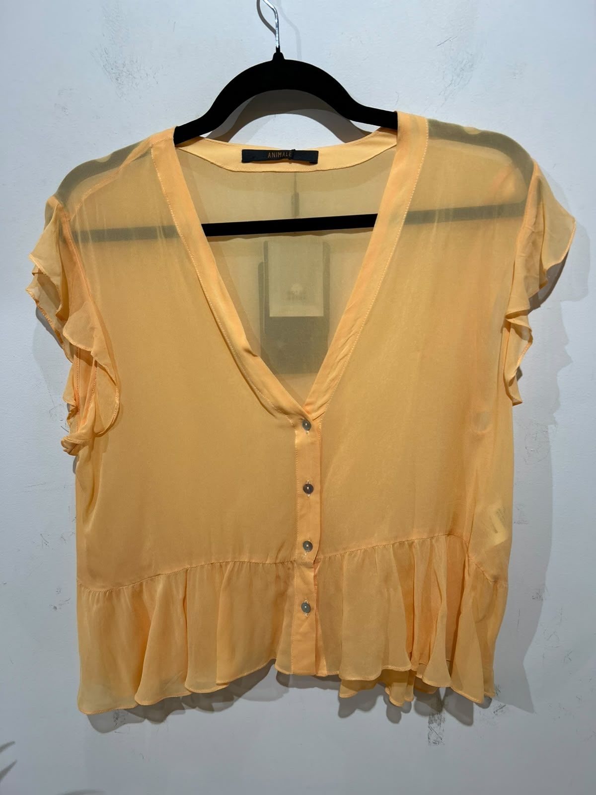 Camisa Manga Curta Transparência