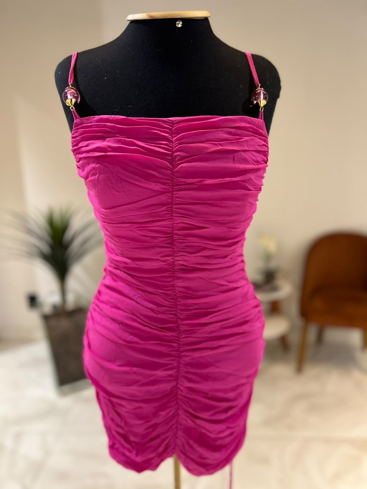 Vestido Mini Franzido