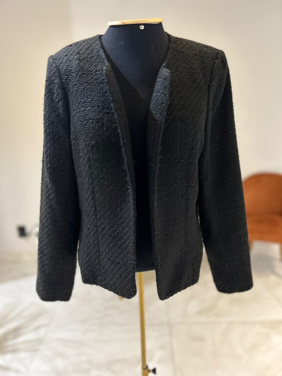 Blazer Casaqueto Tipo Tweed
