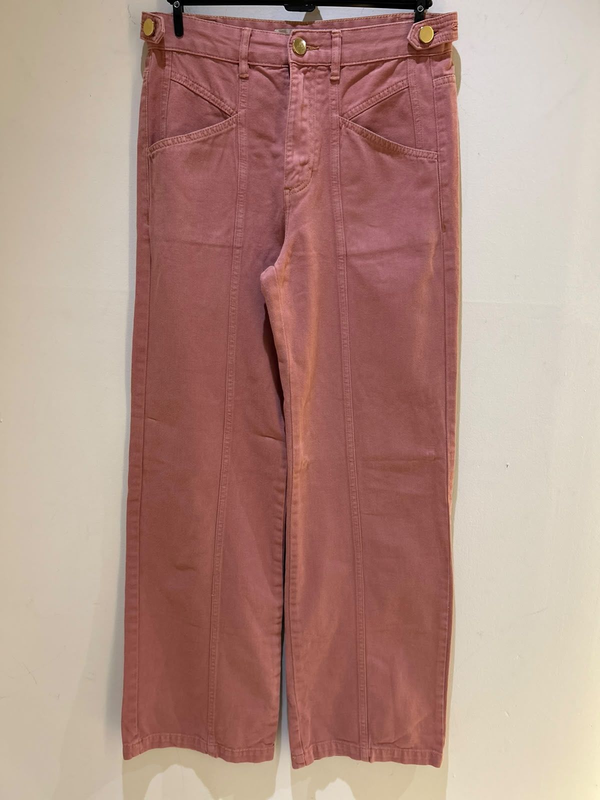 Calça Sarja Wide Leg