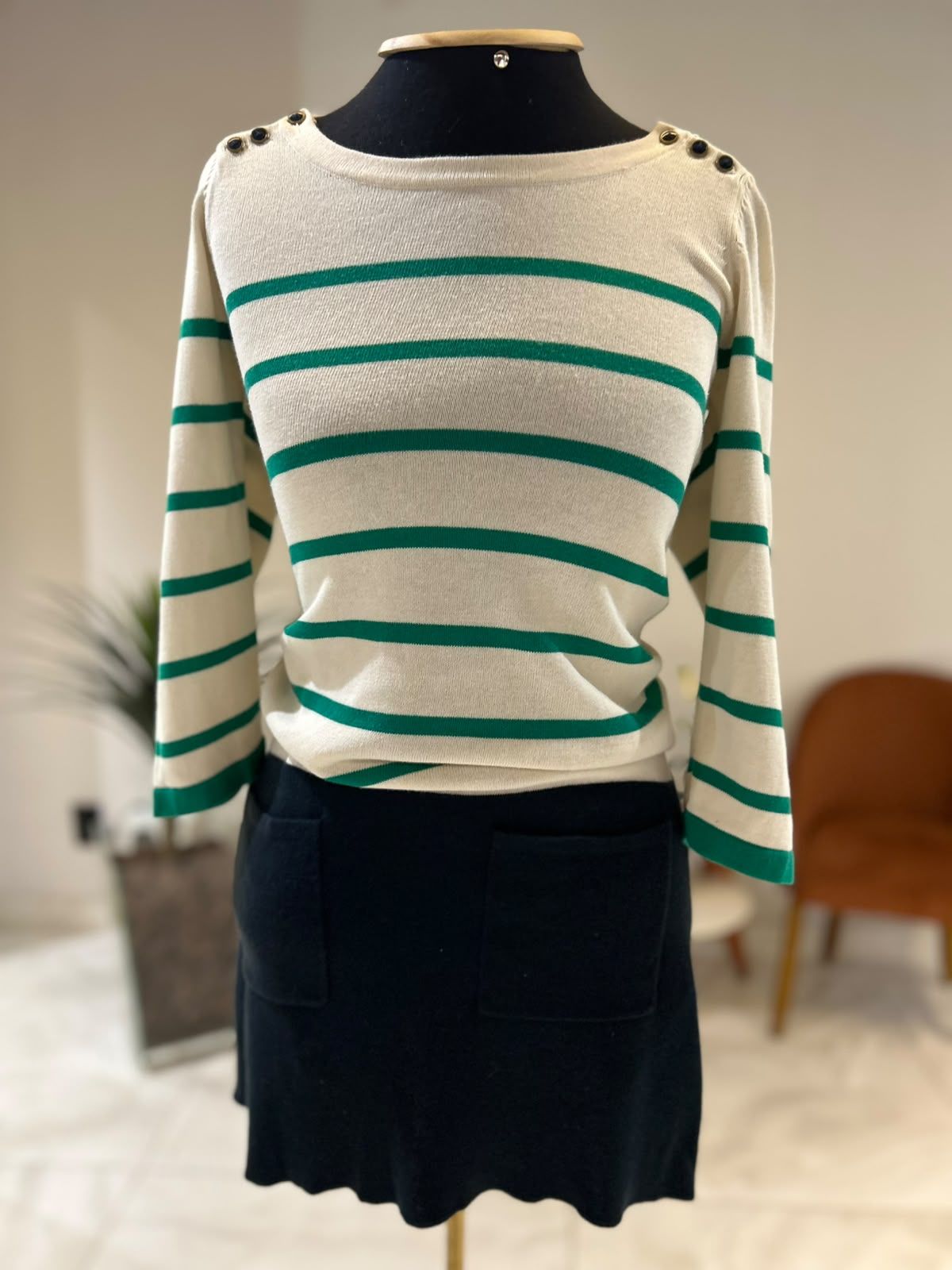 Vestido Tricot Meia Manga