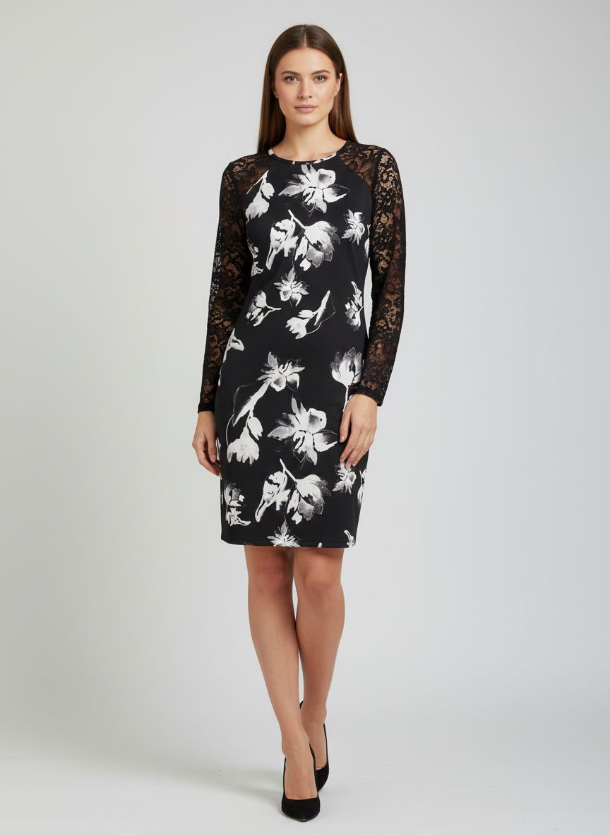 Vestido Detalhe Renda