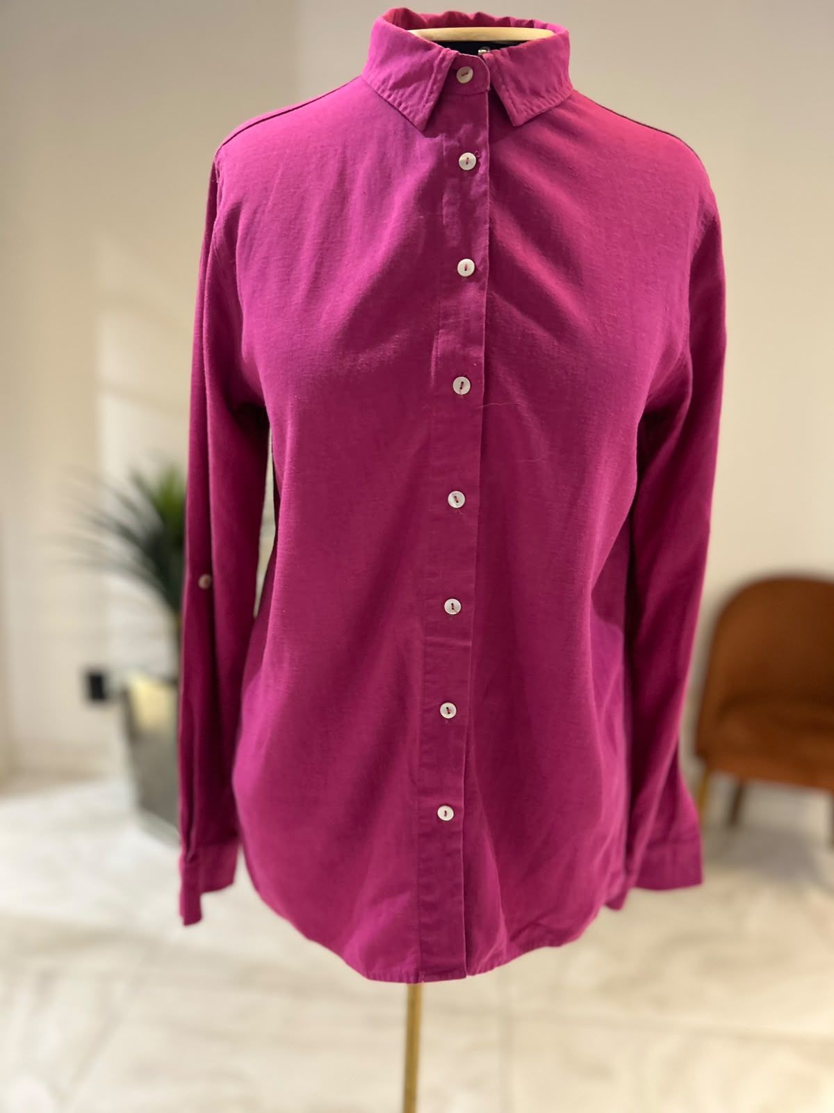 Camisa Manga Longa Linho