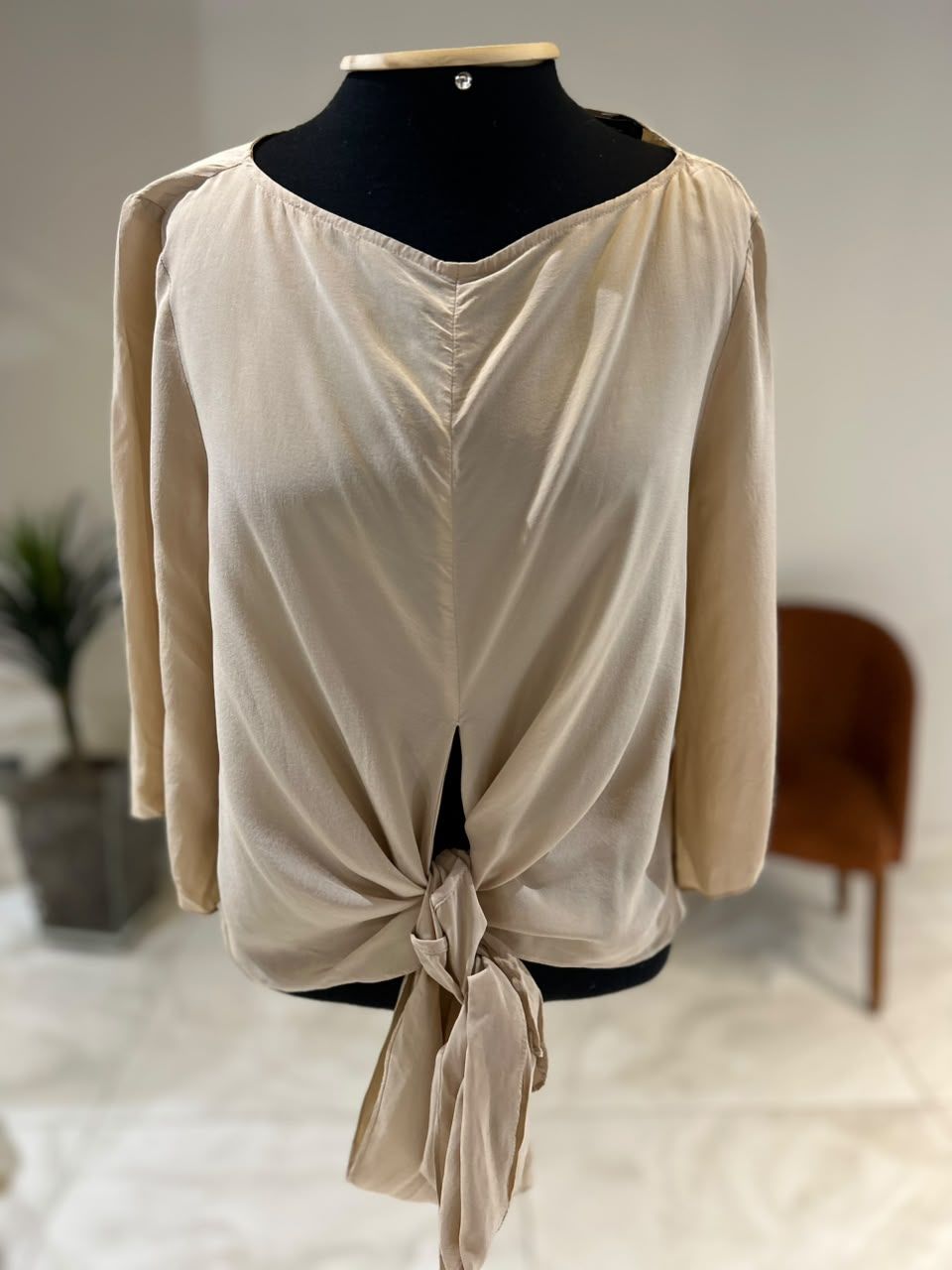 Blusa Seda Amarração